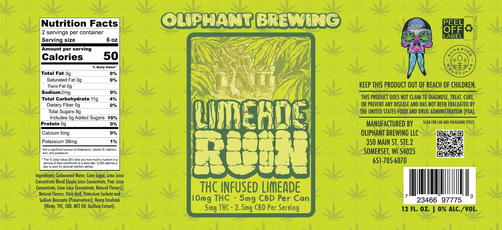 Oliphant Brewing Co Limeade Ruin