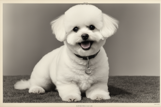 Bichon Frise smiling