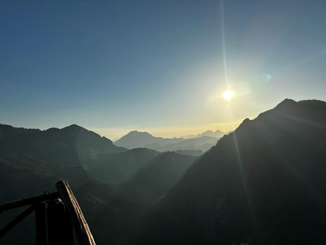 Nong Khiaw Laos zonsondergang