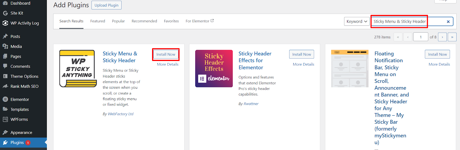 Sticky Menu & Sticky Header Plugin to Create a Sticky Navigation Menu in WordPress