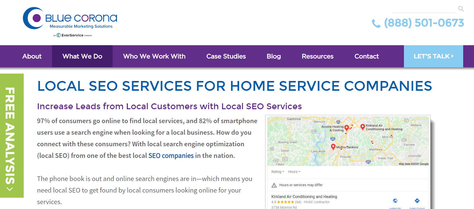 Blue Corona listed as one of the best SEO companies for Roofers