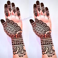 Beautiful front hand mehndi design follow @mehndiworld_ for more….. . . . .  . . . . #mehndi #design #easy #henna #art #beautiful #gorgeous… | Instagram