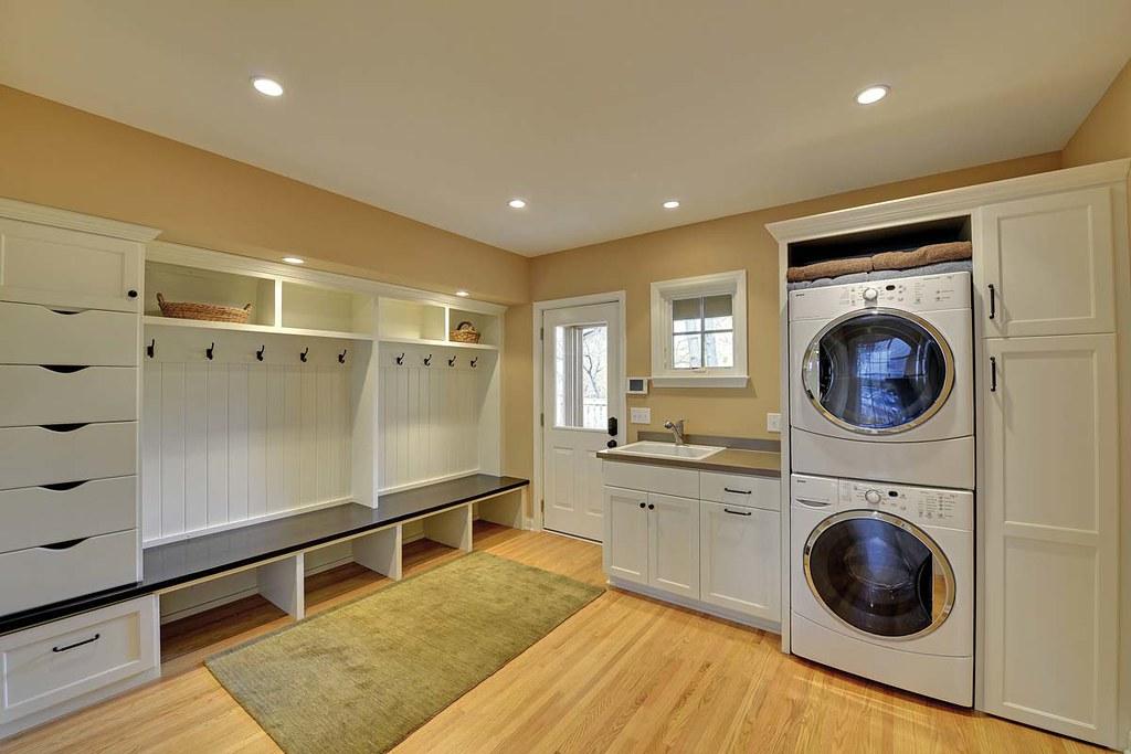 custom cabinets in laundry room | Feel free to use this imag… | Flickr