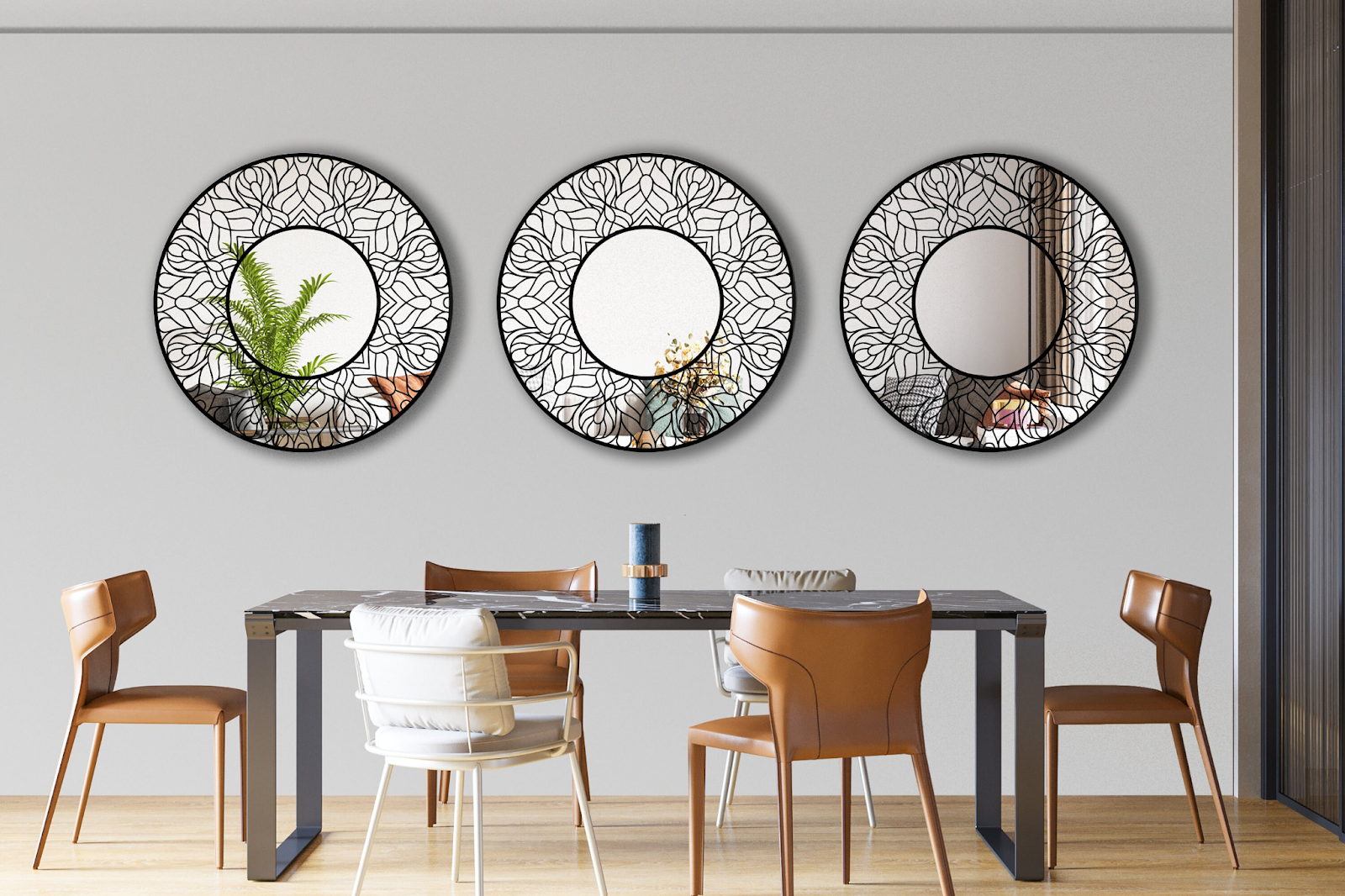Statement Mirrors for Living Room