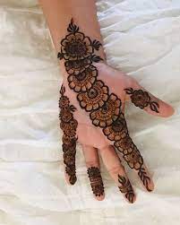 Top 100+ Simple Mehndi Designs - Easy-Peasy Yet Beautiful! - Wedbook | Simple  mehndi designs, Rose mehndi designs, Henna tattoo designs simple