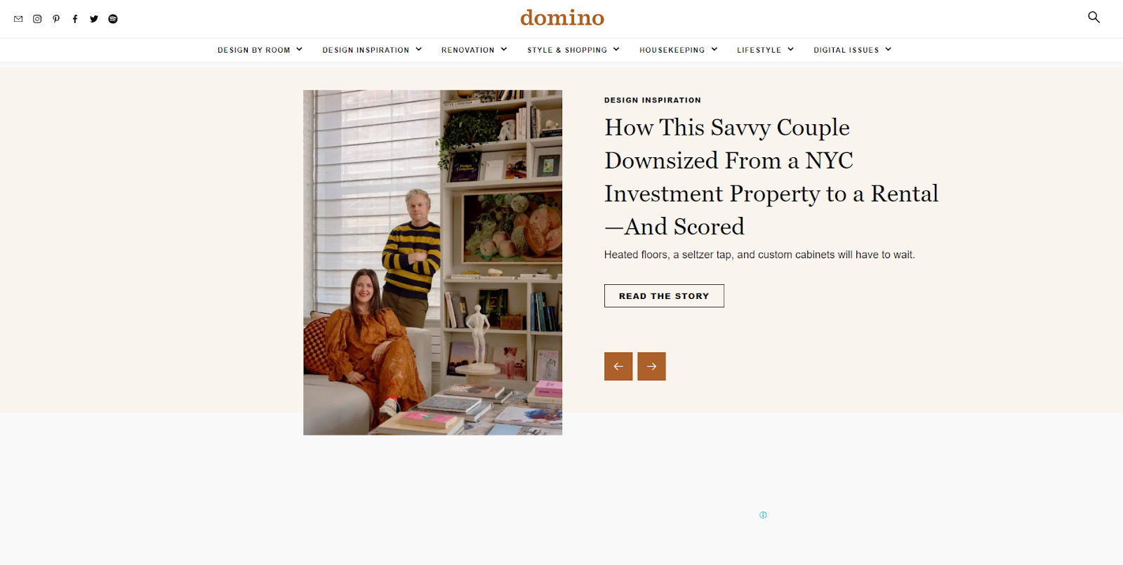 Domino magazine, a guide for every chic designer.