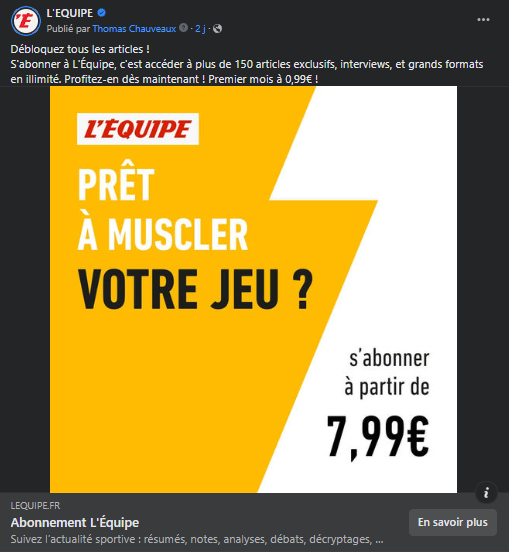 l'équipe subscription campaign