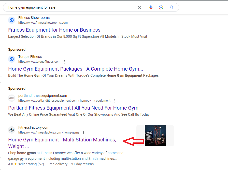 Search results for home gym equipment for sale