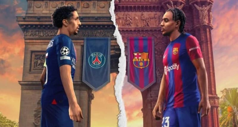 Phong độ gần đây 2 đội bóng Paris Saint-Germain vs Barcelona