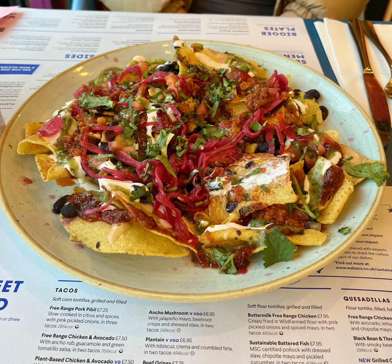 Wahaca, Mexico City Nachos