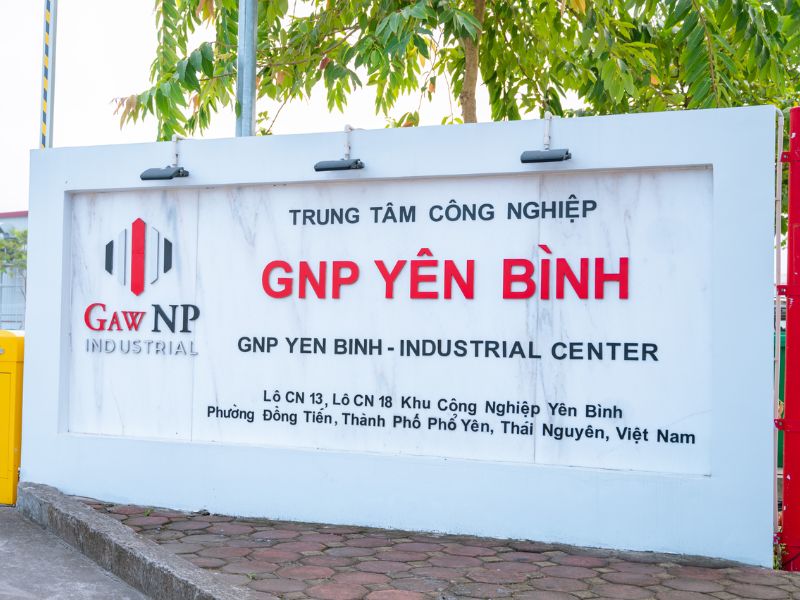 Trung tâm công nghiệp GNP Yên Bình tại Thành phố Thái Nguyên