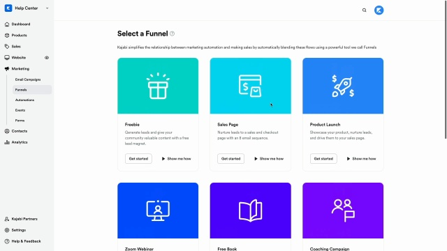 Sales Funnels & Landing Pages for Kajabi