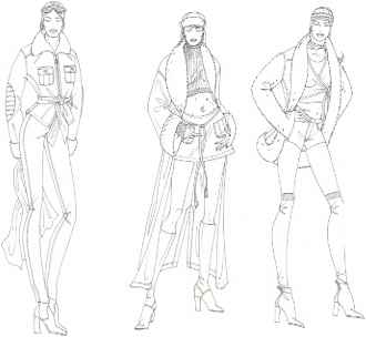 Fashion Design Figures