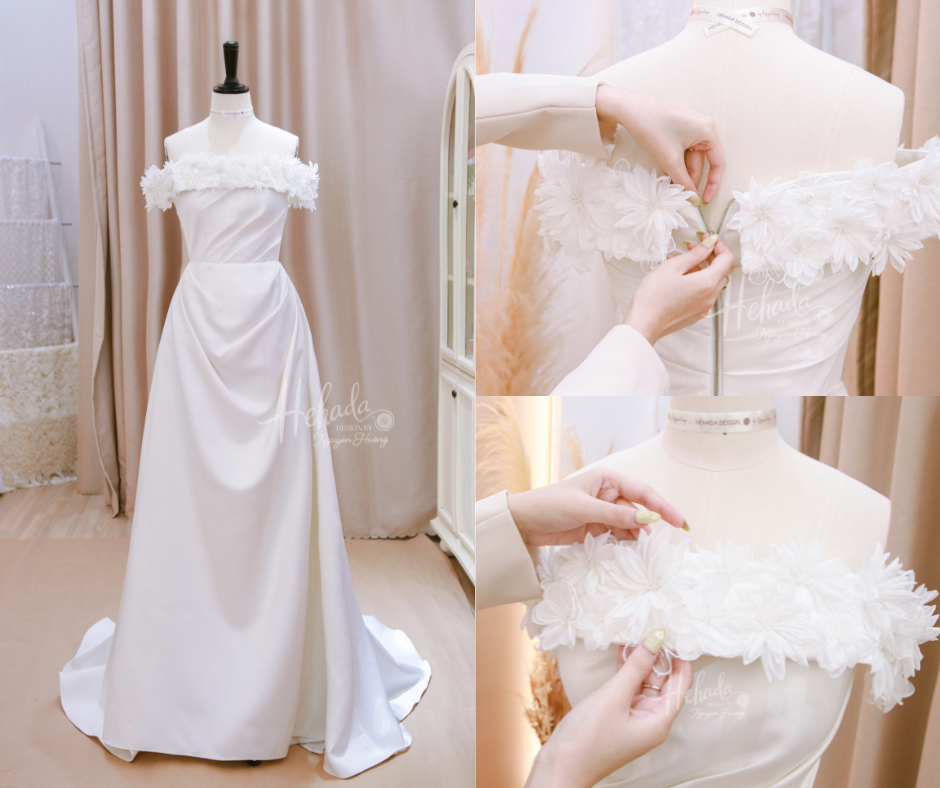 Váy cưới cô dâu được thiết kế riêng biệt