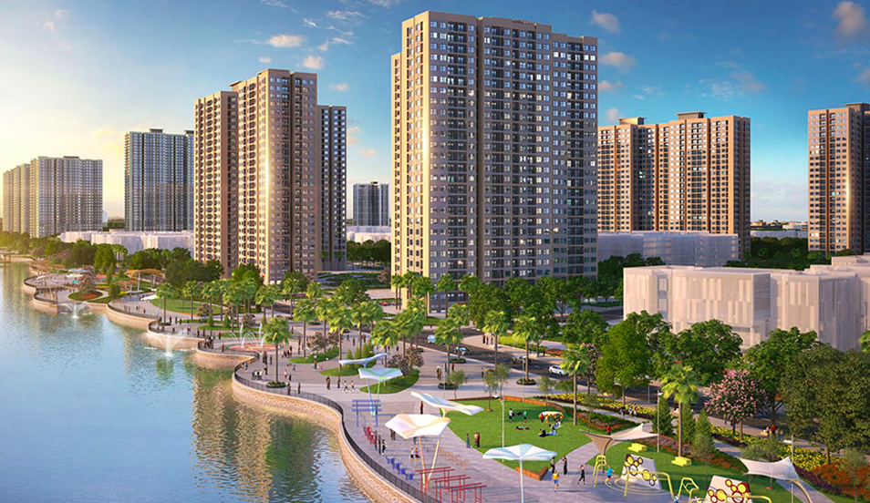 Masteri Waterfront có vị trí thuận tiện và thiết kế hiện đại