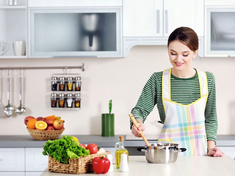Tạo cảm hứng khi nấu ăn và là “vũ khí vô hình” để trang trí căn bếp