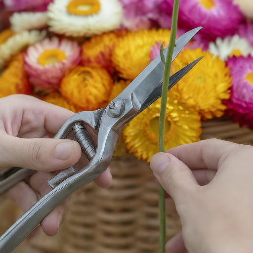 Harvesting and Drying Everlasting Beauty