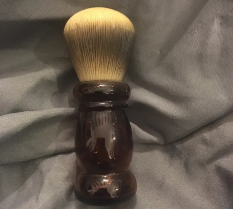 Avon Shaving Brush Endeavour After Shave Lotion Bottle