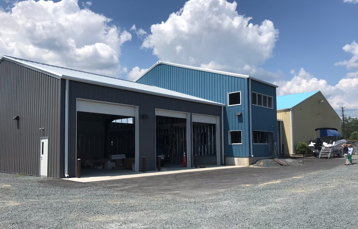 Riverside Marine 5000 square feet Dundalk MD by Reich Construction LLC - Cost to Build a 5,000 Square Foot Prefab Steel Building