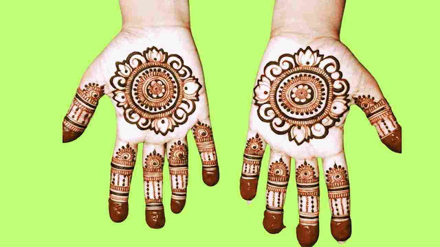 gol mehndi design photo