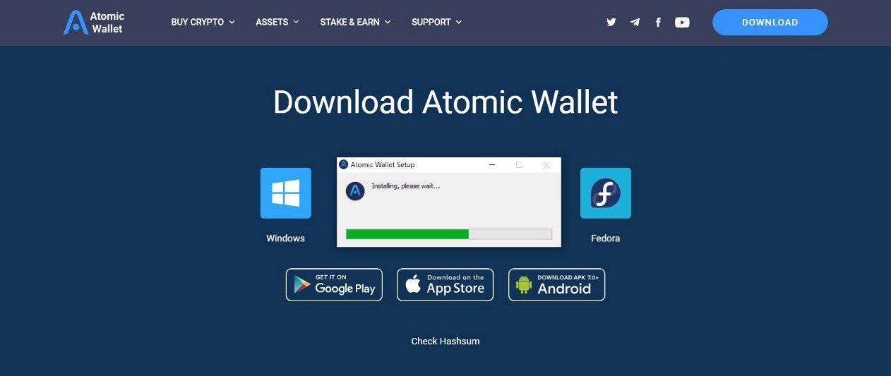 Installing Atomic Fantom Wallet on Windows 