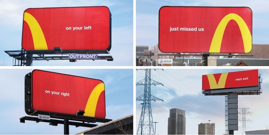 McDonald's billboard