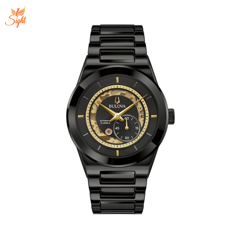 Đồng hồ Bulova nam đẹp 98A291 có dây đeo làm từ Ceramic