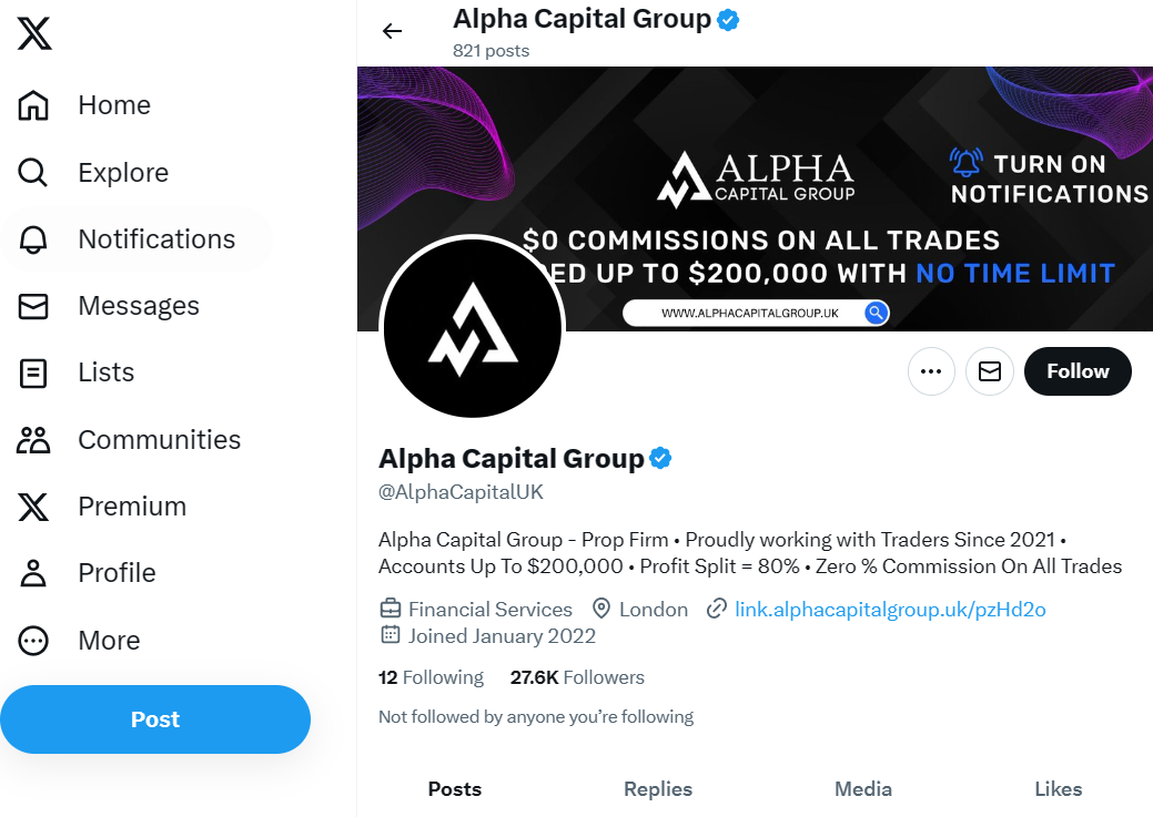 Alpha Capital Group reviews on X