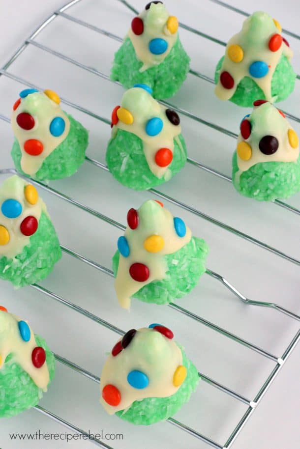 no bake christmas tree cookies
