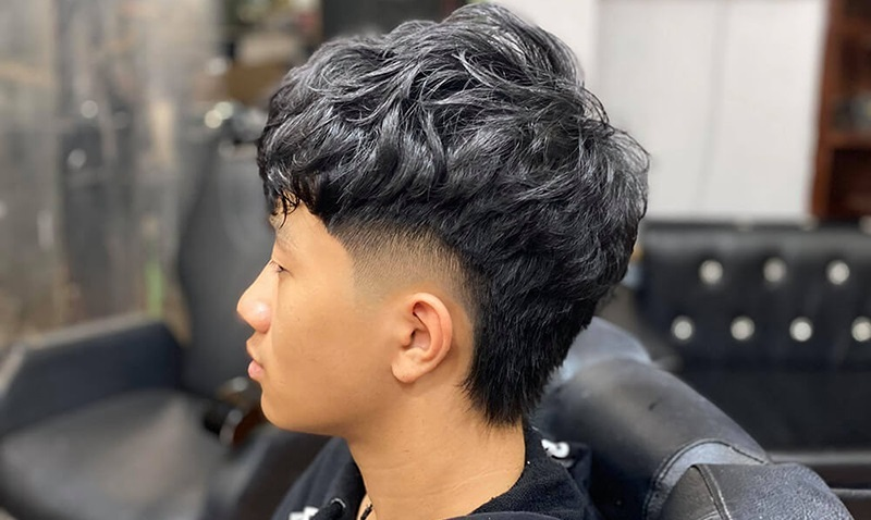 Tóc mullet nam ngắn