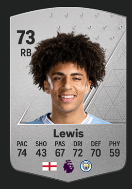 Rico Lewis’s EA FC 24 base card