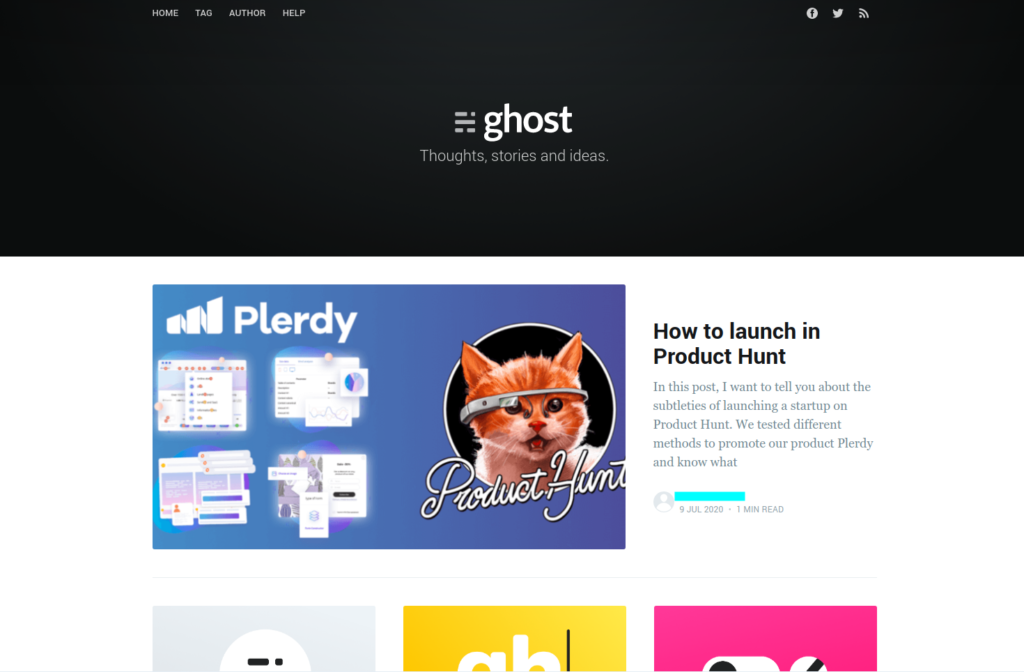 Step 8 to create a fashion blog on Ghost:
