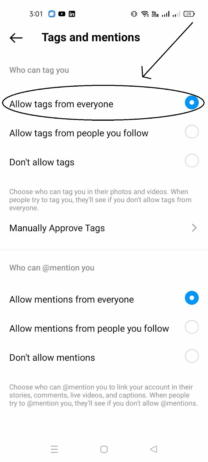 Invite Collaborator - Allow Tags from Everyone