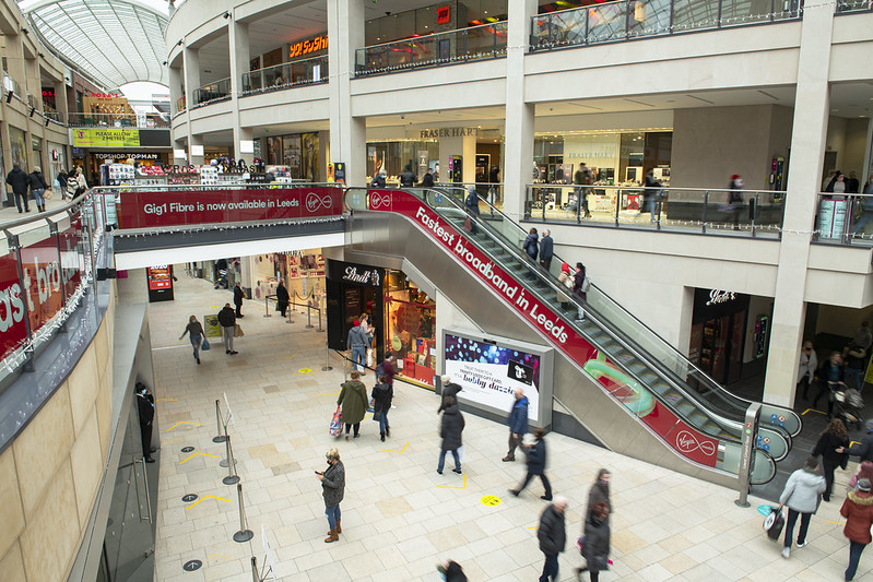 Escalator wrap image via flickr