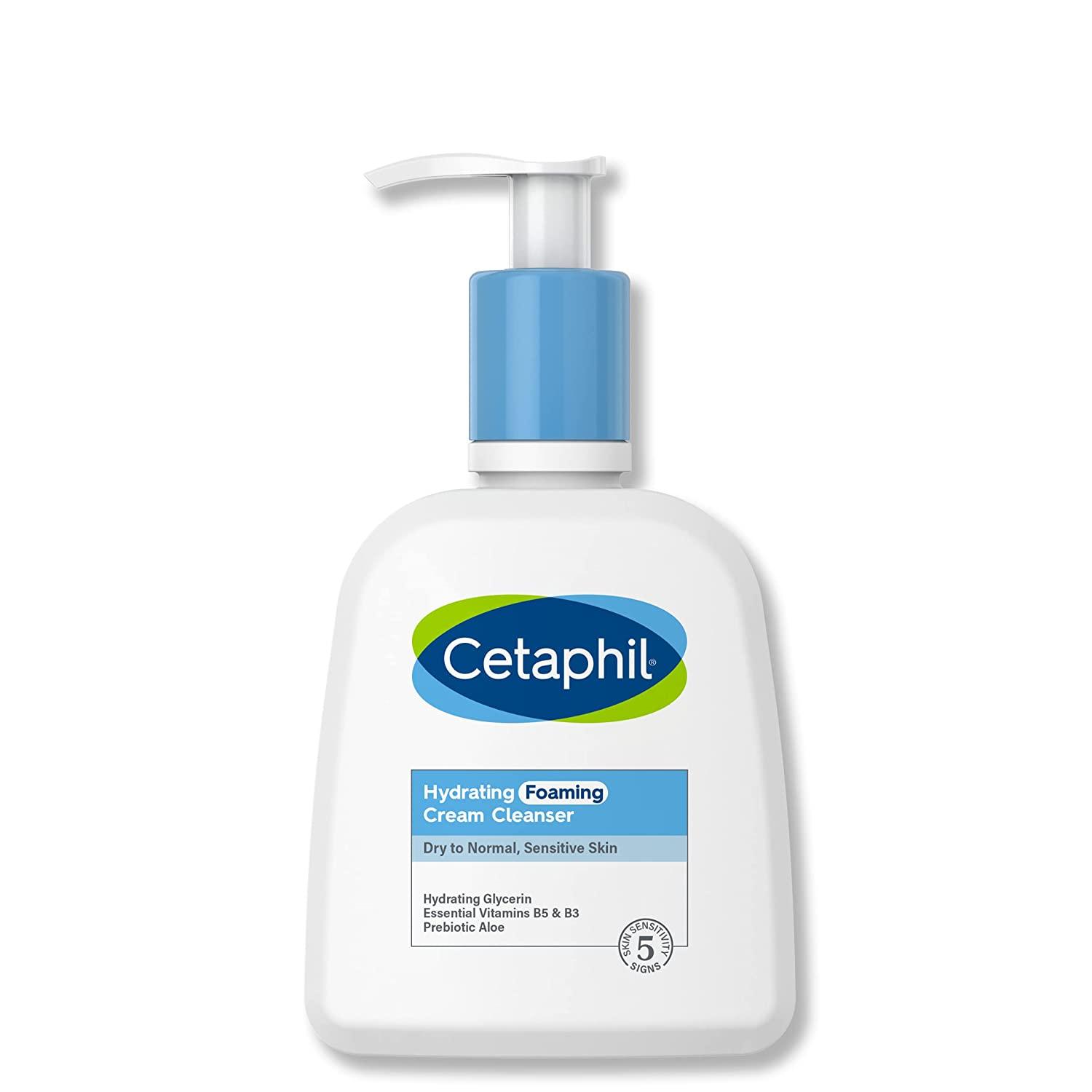 Cetaphil Hydrating Foaming Cream Cleanser là sản phẩm sữa rửa mặt thiết kế riêng cho da nhạy cảm
