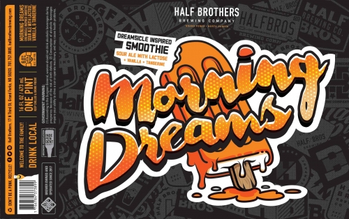 Half Brothers Brewing Co Morning Dreams Dreamsicle
