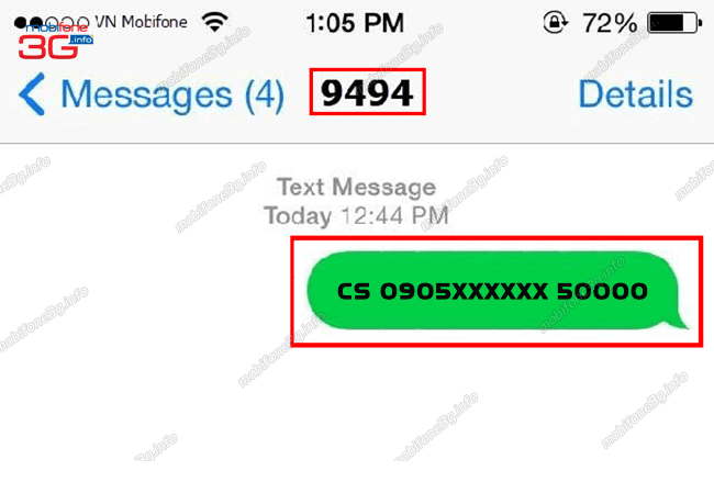 Chuyển tiền qua SMS