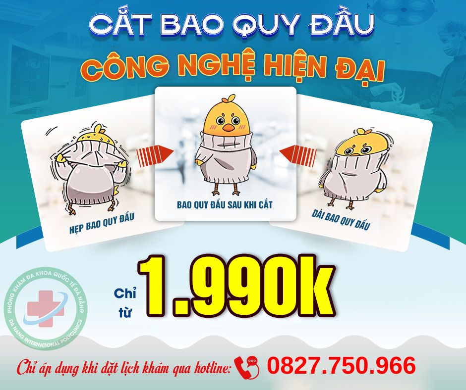 Cắt bao quy đầu bằng công nghệ hiện đại