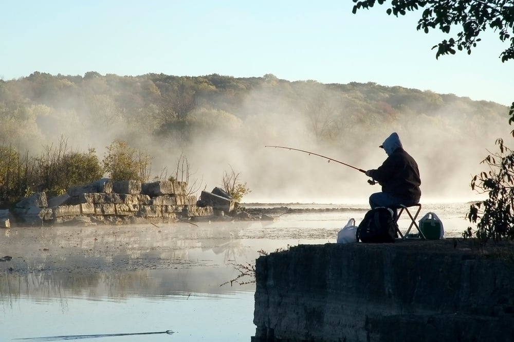 Seniors and Veterans Out and About in the Twin Cities--Fishing!