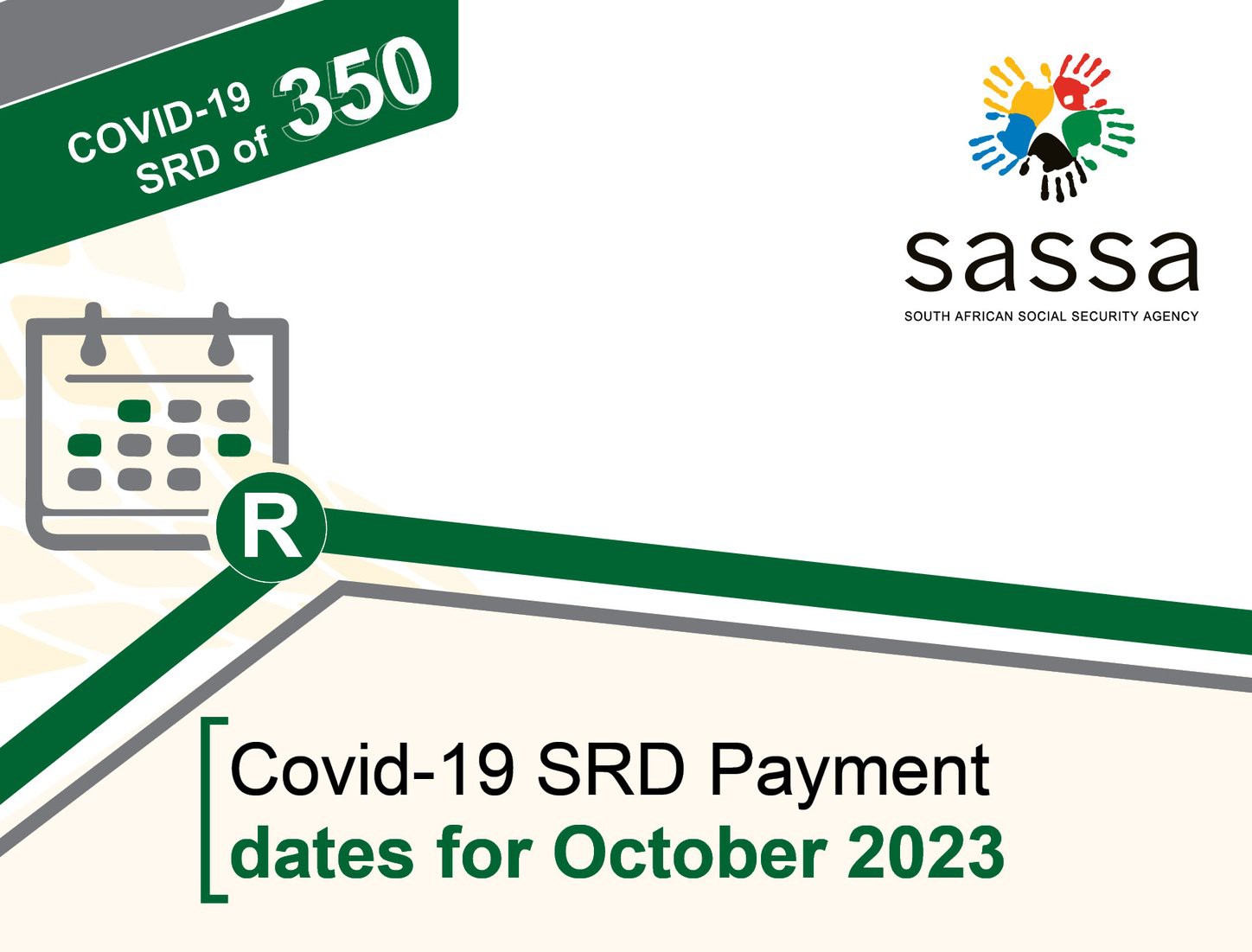 SRD R350 payment dates