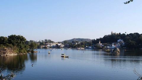 Aerial view of the Nakki lake