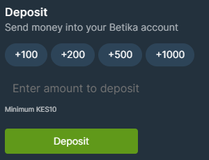 Betika deposit