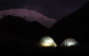 At the Ishinca base camp - Photo by Paul Griffiths