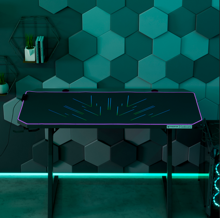 Bureau de gaming ZYON du partenariat Predator et Conforama