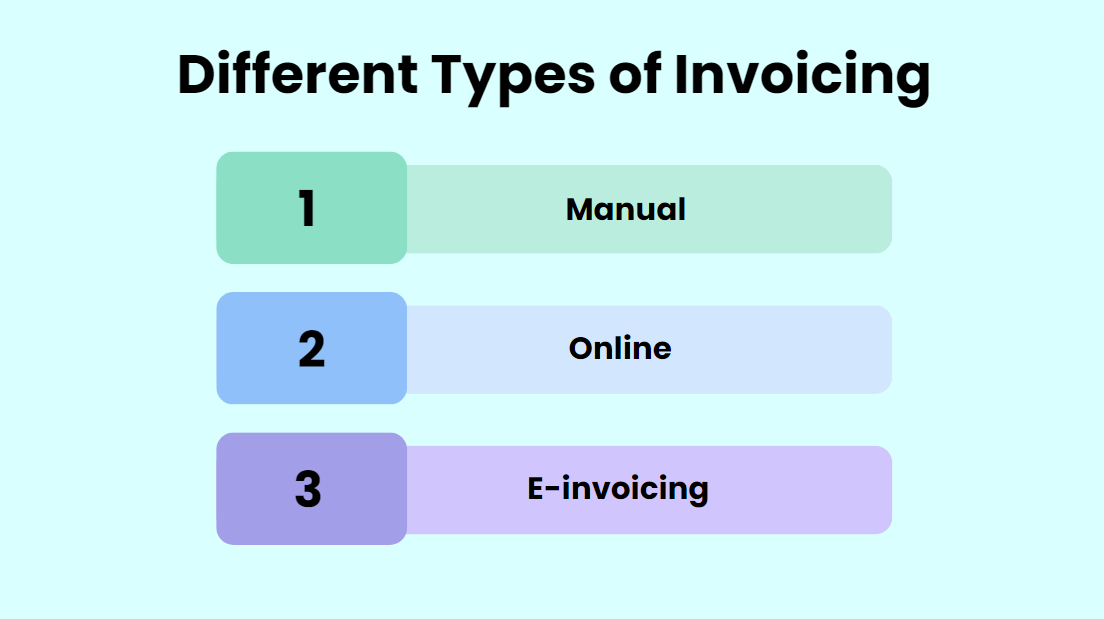 Different types of invoicing