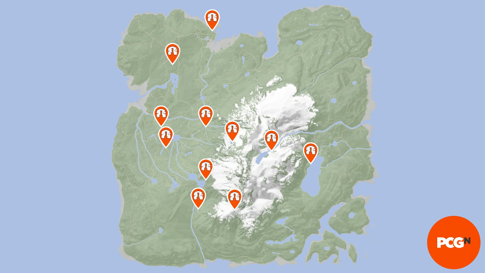 Sons of the forest map