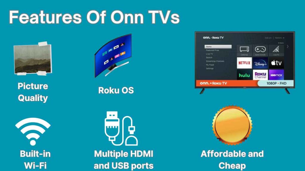 Features Of Onn TVs