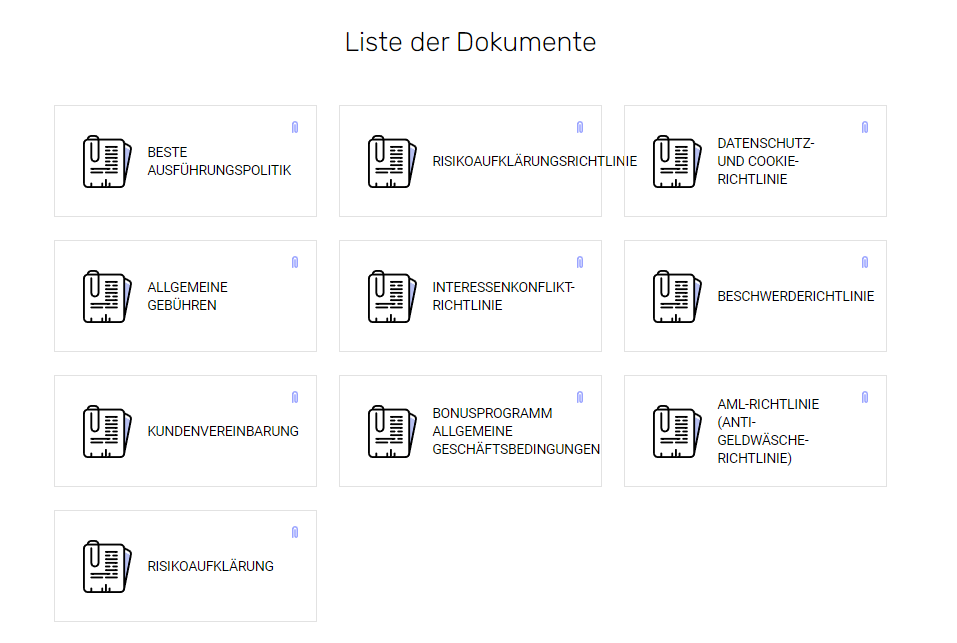 Rechtliche Dokumente von Modmount