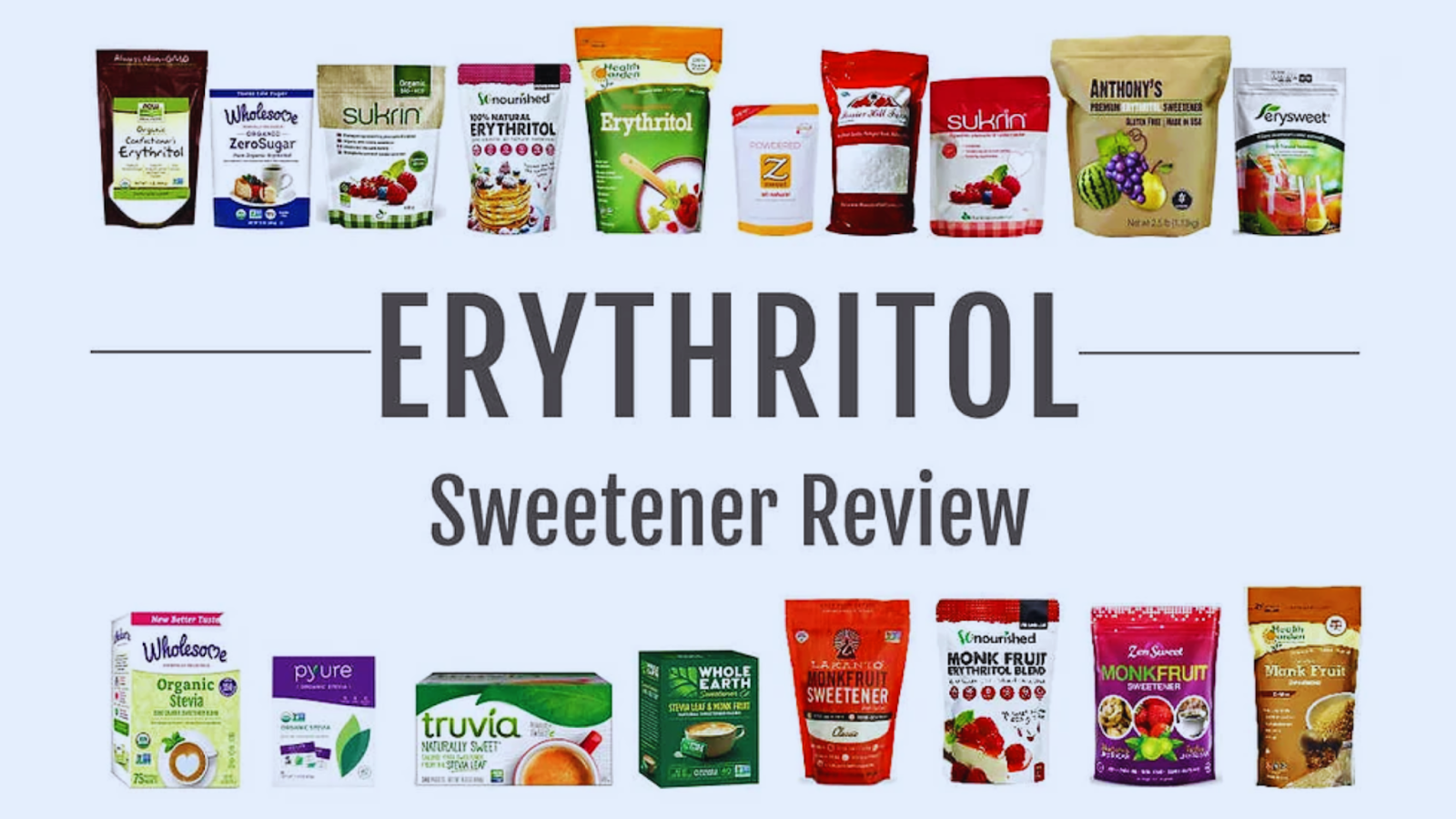 Erythritol products