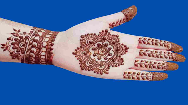 holi special mehndi design